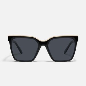 Quay Australia Black and Gold Sunglasses
